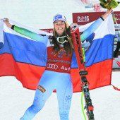 Gold ist für Tina Maze reserviert
