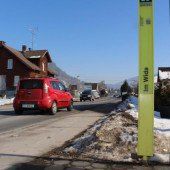 Gefährliche Straßenstelle in Wolfurt