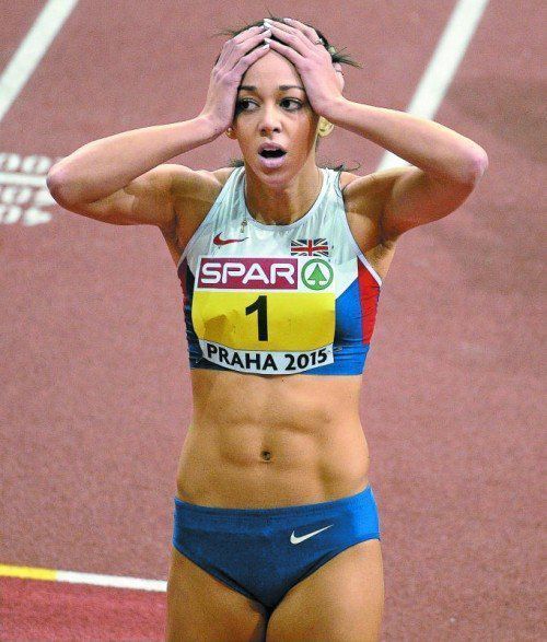 Am Weltrekord vorbeigeschrammt: Katarina Johnson-Thompson. Foto: apa