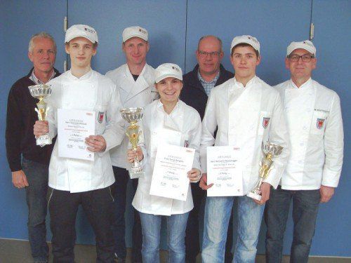 Bäcker: Werner Allgäuer, Dominik Nietzel, Martin Broger, Sonja Bargehr, Robert Fink, Benjamin Moosbrugger, Wolfgang Fitz.