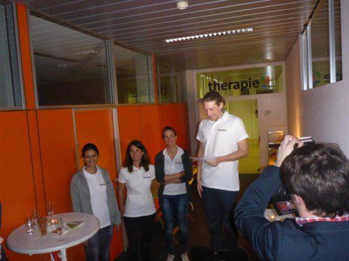 Claudia Bichay, Barbara Hueller, Katharina Mathis und Johannes Gruber gründeten Therapie4 im Zentrum von Bludenz.