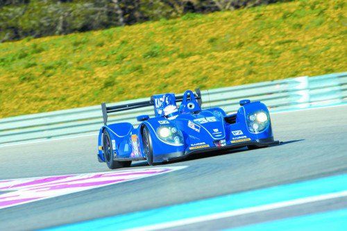 Der Morgan-Evo-SARD-LMP2-Sportprototyp von Christian Klien zeigte sich in Le Castellet in neuer Lackierung. Foto: VISION SPORT AGENCY