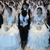 Massenhochzeit in Südkorea