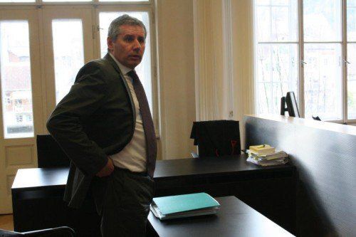 Dieter Sperger vor der Urteilsverkündung.  Foto: VN/Sohm