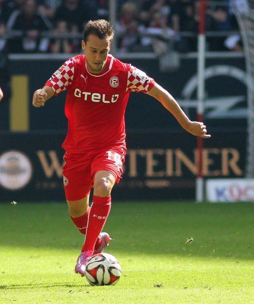 Düsseldorfs Michael Liendl: Tor geschossen und gut gespielt. gepa