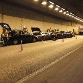 Verletzte bei Kollision im Tunnel
