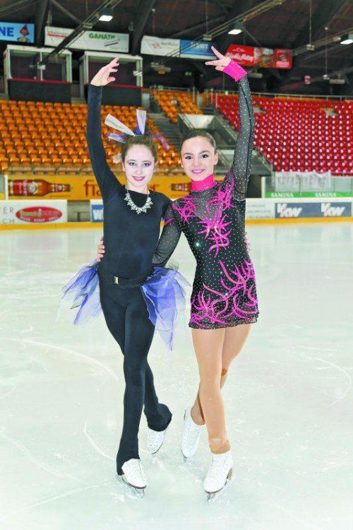 Gutes Saisonende: Joelle Nasheim und Amina Gohm. Foto: privat