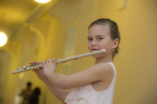 Hanna Amann zählt zu den jüngsten Teilnehmerinnen von „Prima la Musica“. Foto: VN/Paulitsch