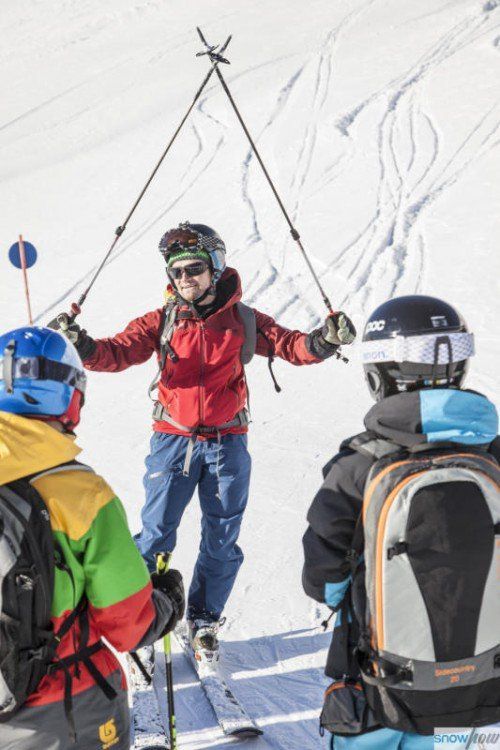 Im Schnee ist Jonny Marinac in seinem Element. Sein Wissen um die Gefahren gibt er auch an Schüler weiter. Foto: Klaus Kranebitter