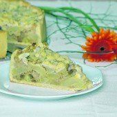 Apfelkuchen mit Vanillepudding
