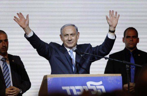 Konnte in letzter Minute den Wahlsieg für sich verbuchen: Israels alter und nunmehr neuer Ministerpräsident Benjamin Netanjahu, Chef der konservativen Likud-Partei. FOTO: REUTERS