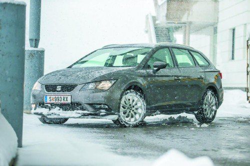 Mit Allradantrieb ausgestattet gibt der kompakte Seat Leon ST den in jeder Hinsicht tauglichen Wintersportler. Fotos: vn/steurer