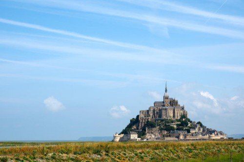 Mont Saint Michel ist eines der beliebtesten Ziele in Frankreich.