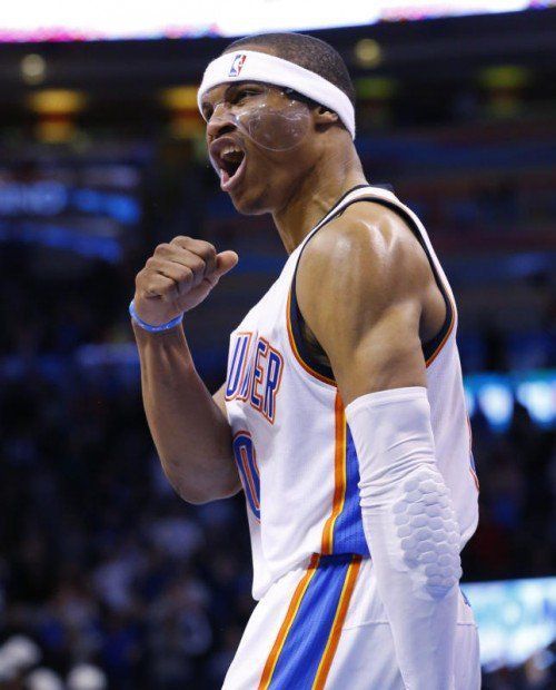 NBA-Spieler Russel Westbrook ist in der Form seines Lebens. Foto: ap