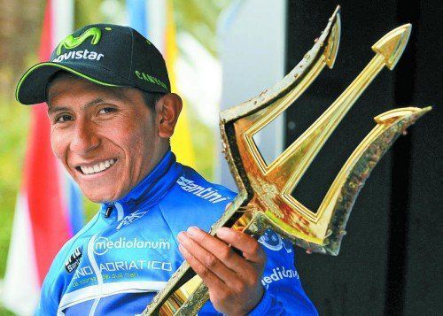 Quintana triumphierte bei der Fernfahrt Tirreno-Adriatico. epa