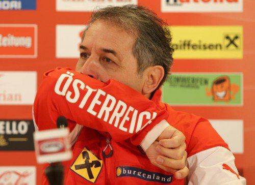Teamchef Marcel Koller bleibt weiterhin ganz ruhig. Foto: gepa