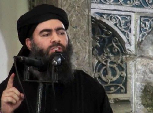 Abu Bakr al-Baghdadi, Kopf der Terroristenmiliz IS.  FOTO: AP