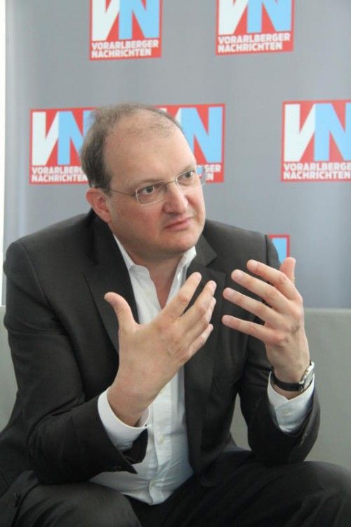 Alexander Herzog und die Pläne der SVA. Foto: VOL.AT/Rauch