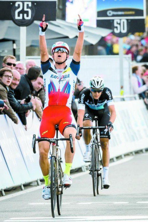 Alexander Kristoff, Sprintsieger in Flandern. Foto: ap