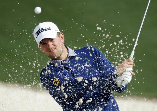 Bernd Wiesberger während seiner Proberunde in Augusta.  Reuters