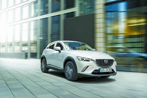 Brandneu: Mazda CX-3. Er startet im Juni. Wie bei den großen Brüdern ist Allrad eine Aufpreis-Option.