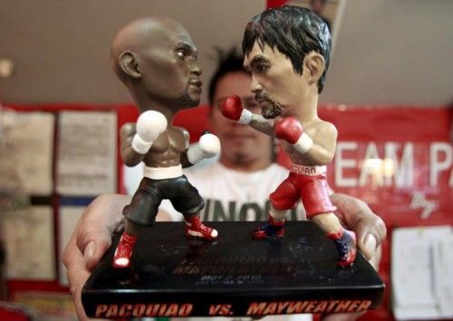 Das Geschäft blüht: Beim Boxkampf zwischen Floyd Mayweather und Manny Pacquiao rollt der Rubel. Foto: Reuters