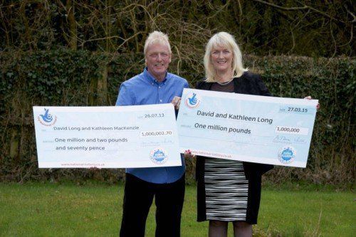 David und Kathleen Long haben erneut im Lotto gewonnen. EPA