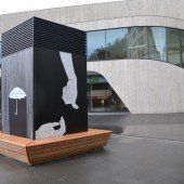 Ein kunstvoller Lüftungsturm