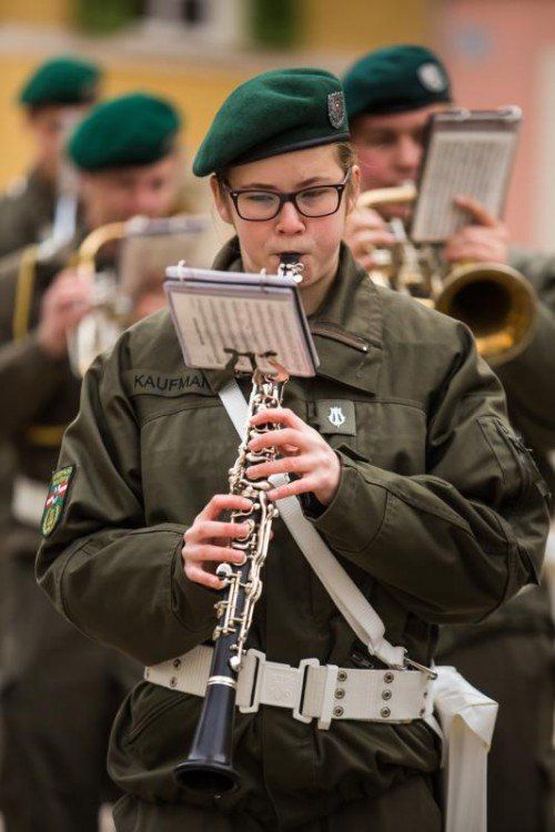 Die Militärmusik erfährt Unterstützung. Foto: VN/Steurer