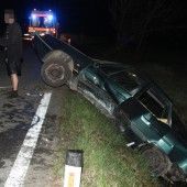 Drei Verletzte bei Alko-Unfall