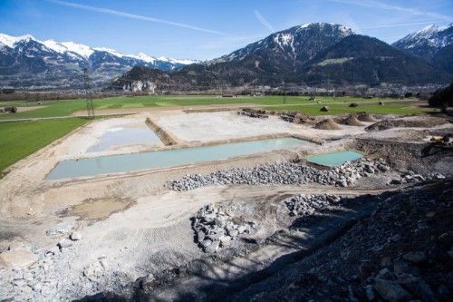 100.000 Kubikmeter Schlamm werden jährlich eingeleitet. VN