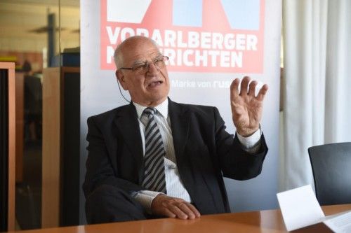 Nikolaus Schwärzler: „In Vorarlberg sind die Freimaurer eine kleine Gruppe von rund 30 Mitgliedern.“ Rhomberg