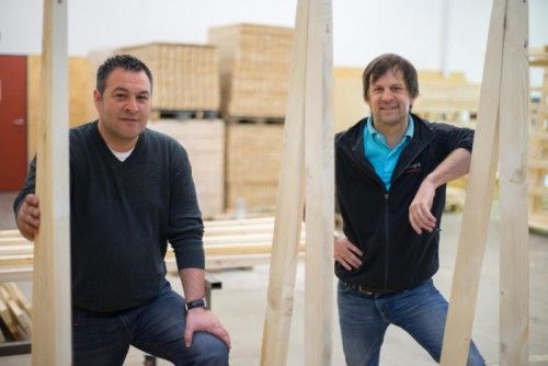 Robert Baljak (Geschäftsführung Bereich Bildung) und Stefan Koch (Geschäftsführung Bereich Arbeit). VN/KH     