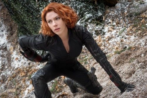 Scarlett Johansson schlüpft erneut ins schwarze Kostüm der Black Widow. Foto: AP
