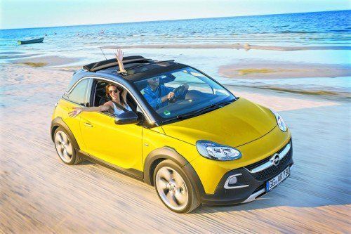 Steht für neue modische Werte der Marke Opel: Flippig und frech – Adam Rocks. Fotos: werk