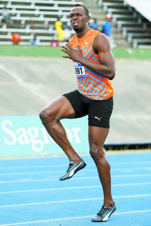 Usain Bolt schimpft auf Gay und die Dopingbehörden. Foto: ap