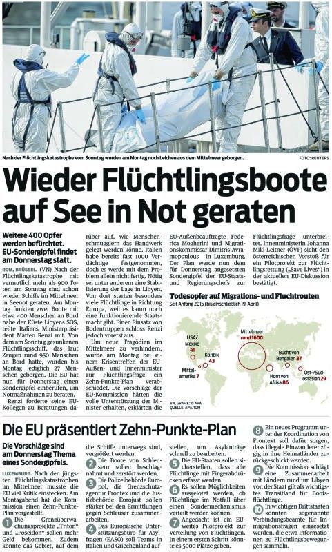 VN-Bericht vom 21. April 2015.