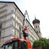 Kirchendach in Schruns wird generalüberholt