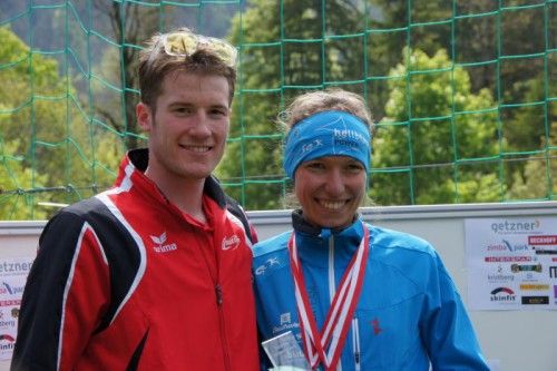 Die 2014-Titelträger Martin Bader und Denise Neufert. Foto: Privat