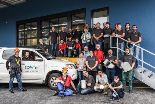 Die Firma Sommer Messtechnik hat im vergangenen Jahr den KMU-Preis in der Gruppe „Dienstleistungen“ gewonnen. Foto: Lerch