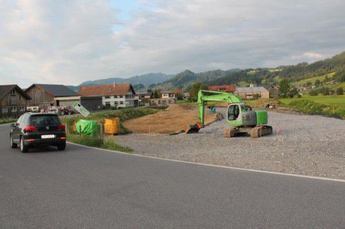 Die neue Trasse in Andelsbuch wird rund 1,8 Kilometer lang.