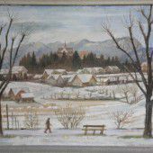 Der See, der Schnee und der Krieg