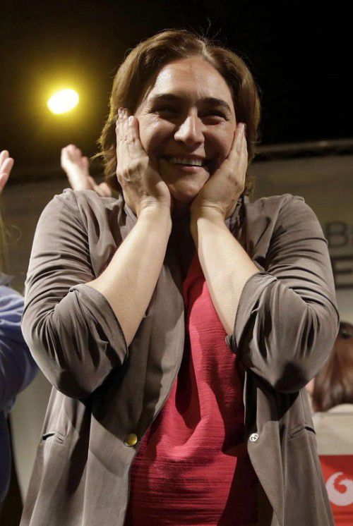Linkspolitikerin Ada Colau: Bald Barcelonas Bürgermeisterin? EPA