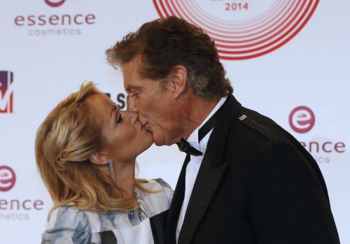 Mittlerweile hat „The Hoff“ Hayley von sich überzeugt. Foto: reuter