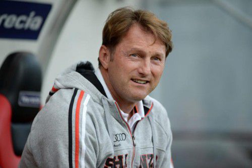 Ralph Hasenhüttl soll Ingolstadt in der Bundesliga etablieren. gepa