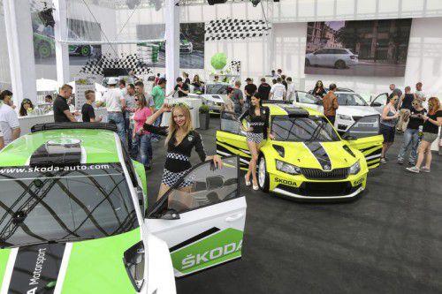 Skoda inszenierte sich beim GTI-Treffen sportlich.