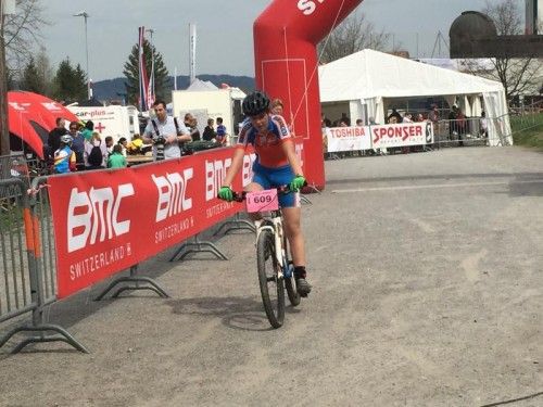 U-13-Fahrerin Ronja Lampert war in Haiming siegreich. Foto: akp