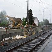 Bahnhof wird Baustelle