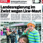 FPÖ gegen die Lkw-Maut