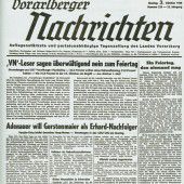 Vorarlberg feierte und stritt um den Gedenk-Zeitpunkt
